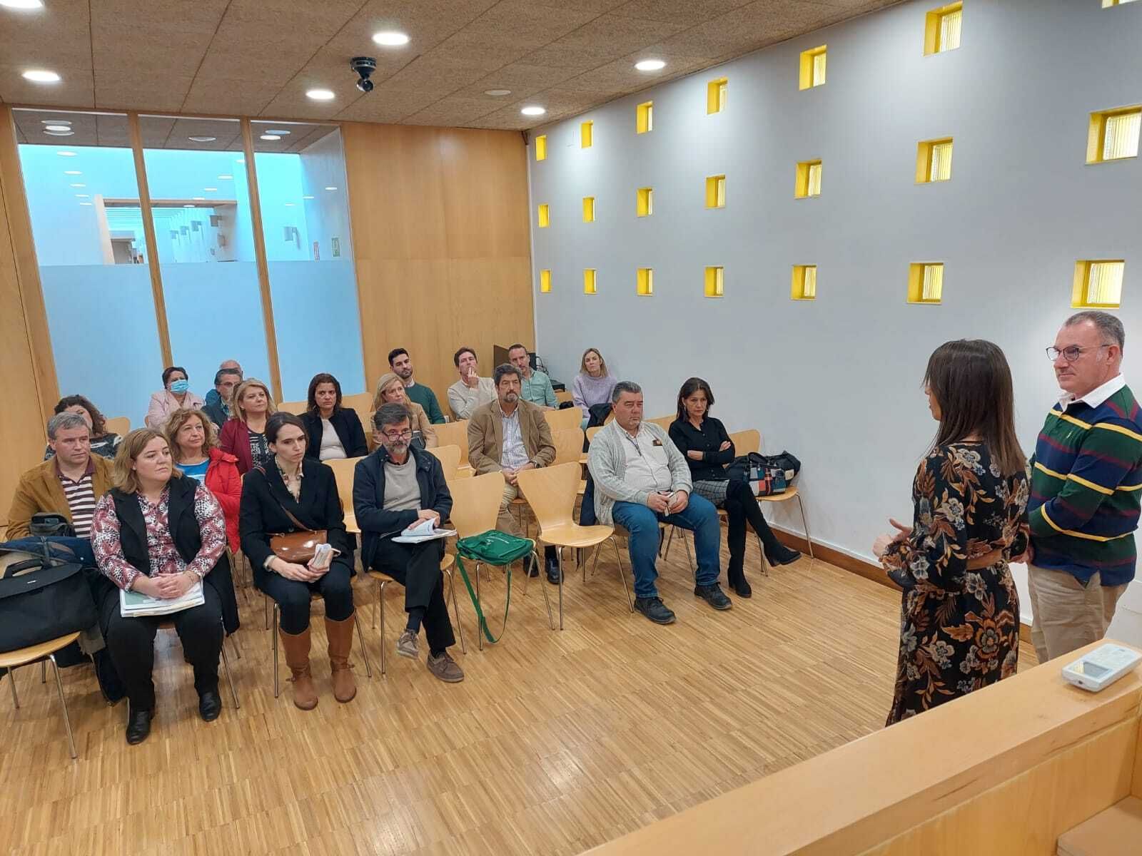Momento de la jornada informativa celebrada en Alhama.