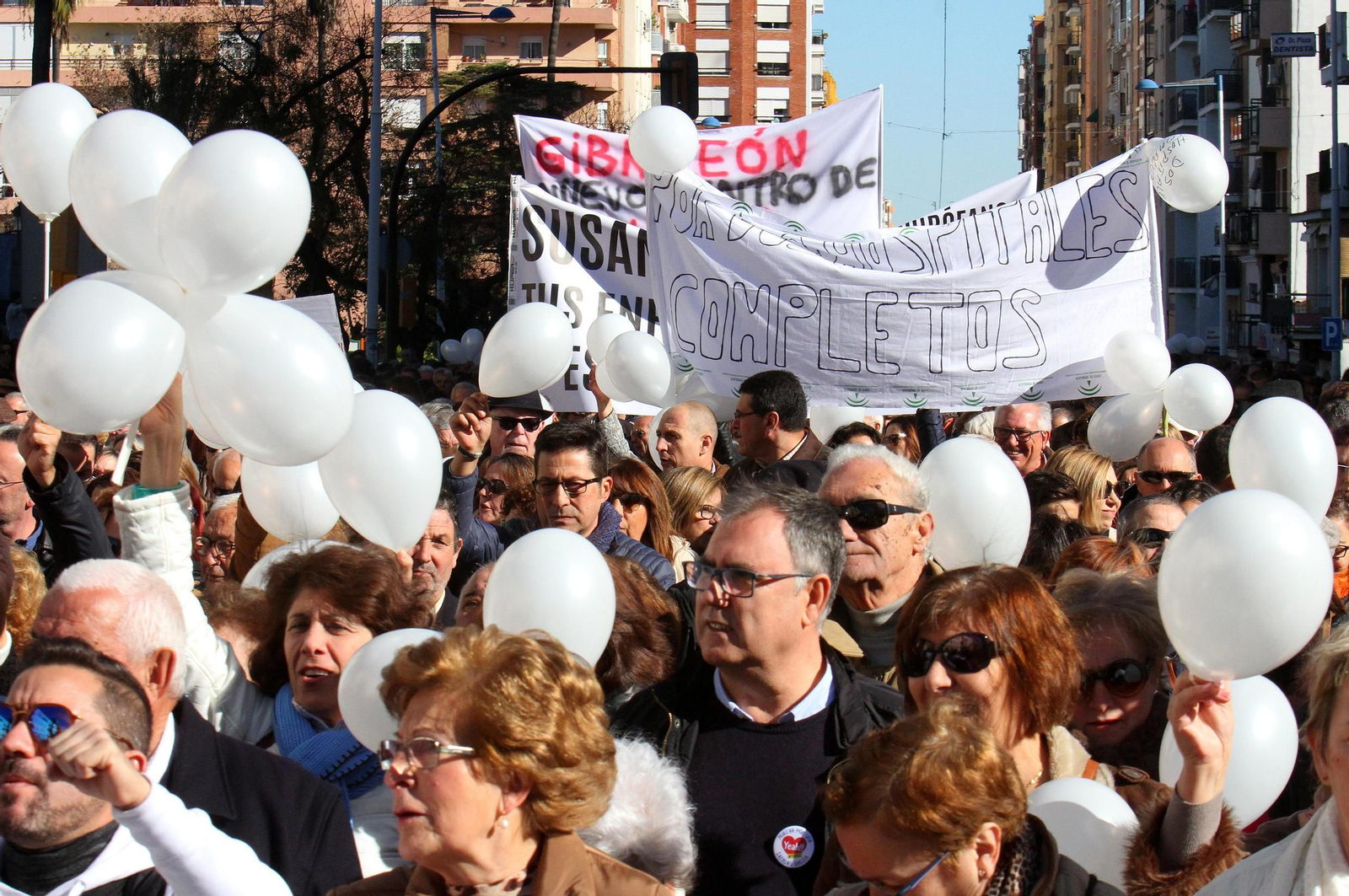 La marea blanca, en Huelva