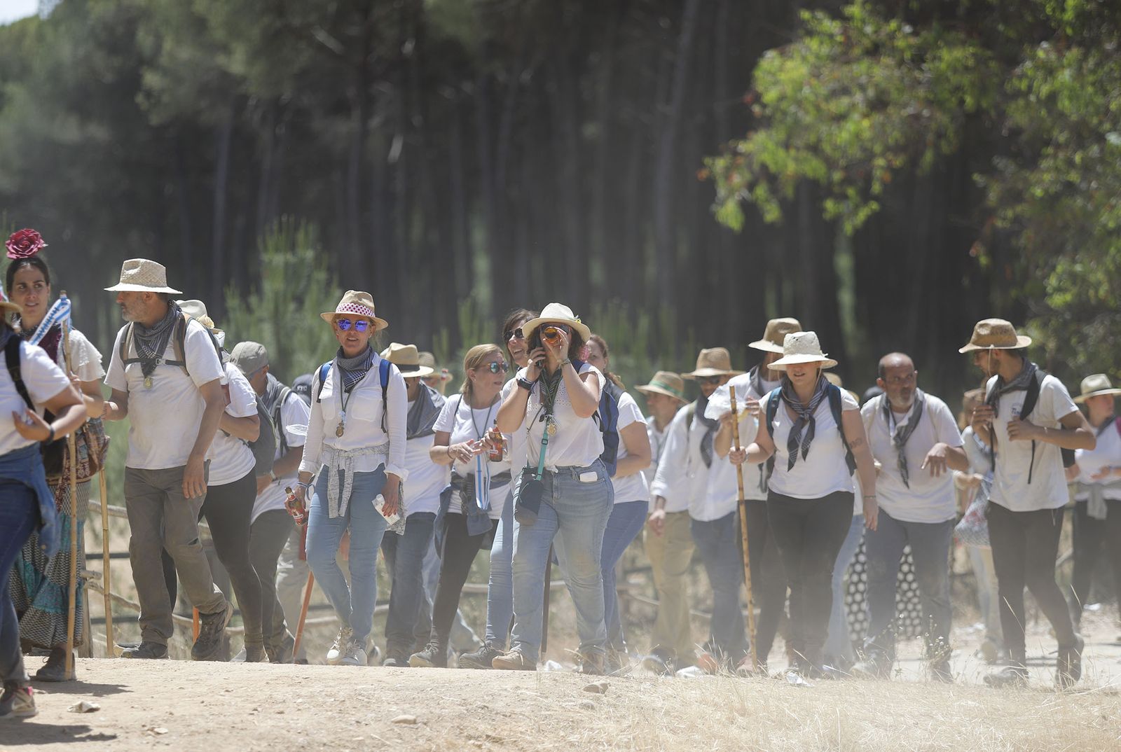 Todos los peregrinos de la Hermandad de Huelva, en imágenes