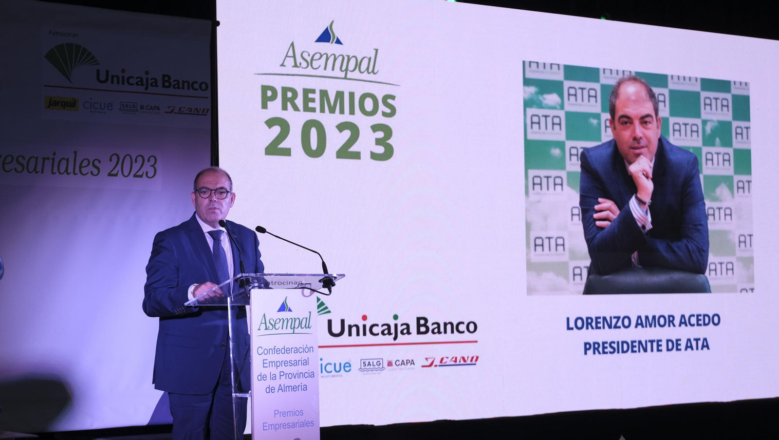 Imágenes de la gala de entrega de los Premios Asempal 2023, en el Hotel Playadulce