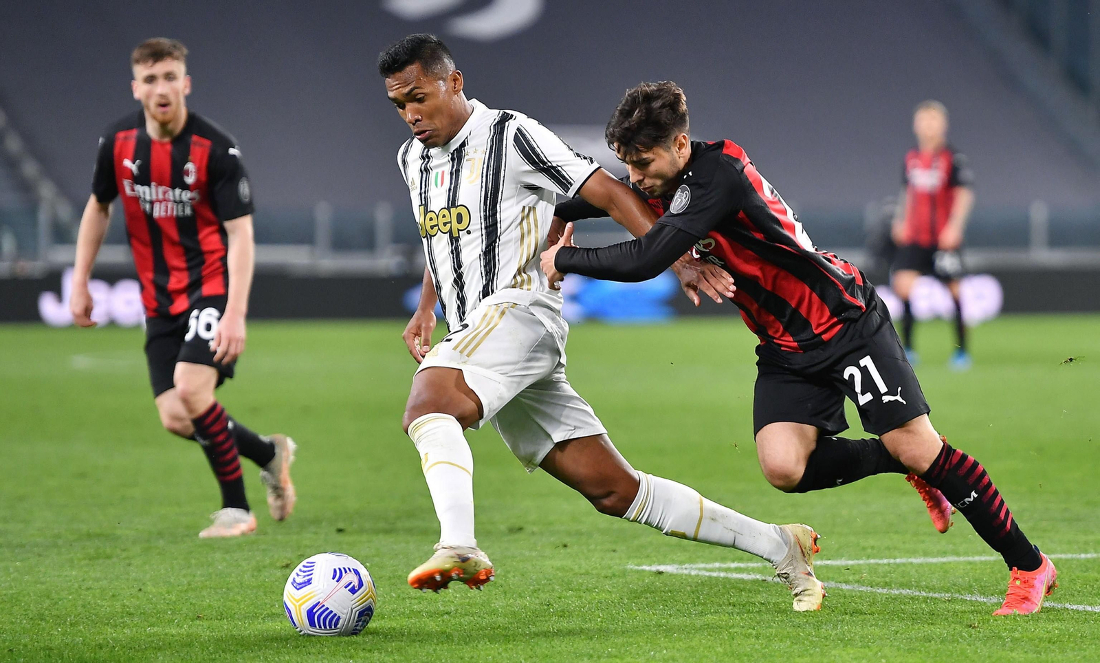 Las fotos del golazo de Brahim a la Juventus en Turín