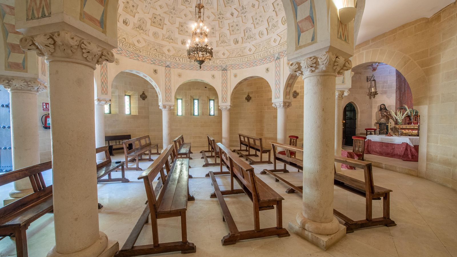 La capilla del castillo de Almodóvar del Río.