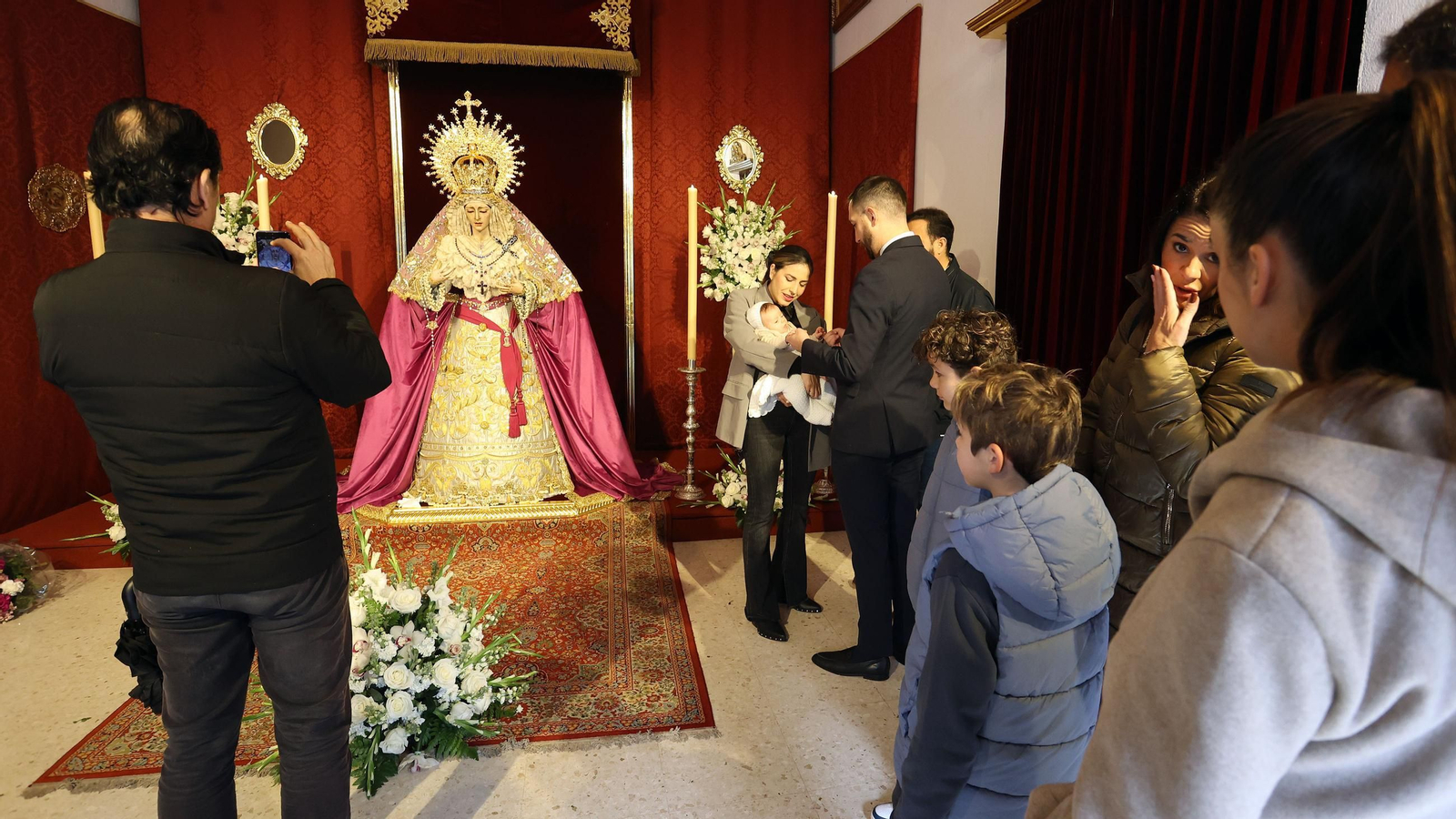 Besapiés y besamanos del primer domingo de Cuaresma en Jerez