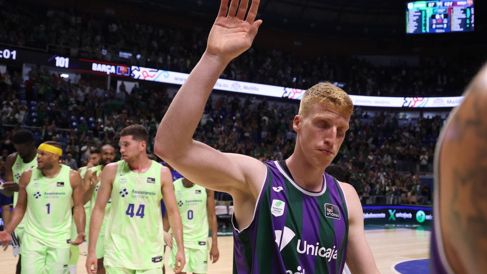 Las fotos del Unicaja-Barcelona, primer partido del play off de la Liga Endesa