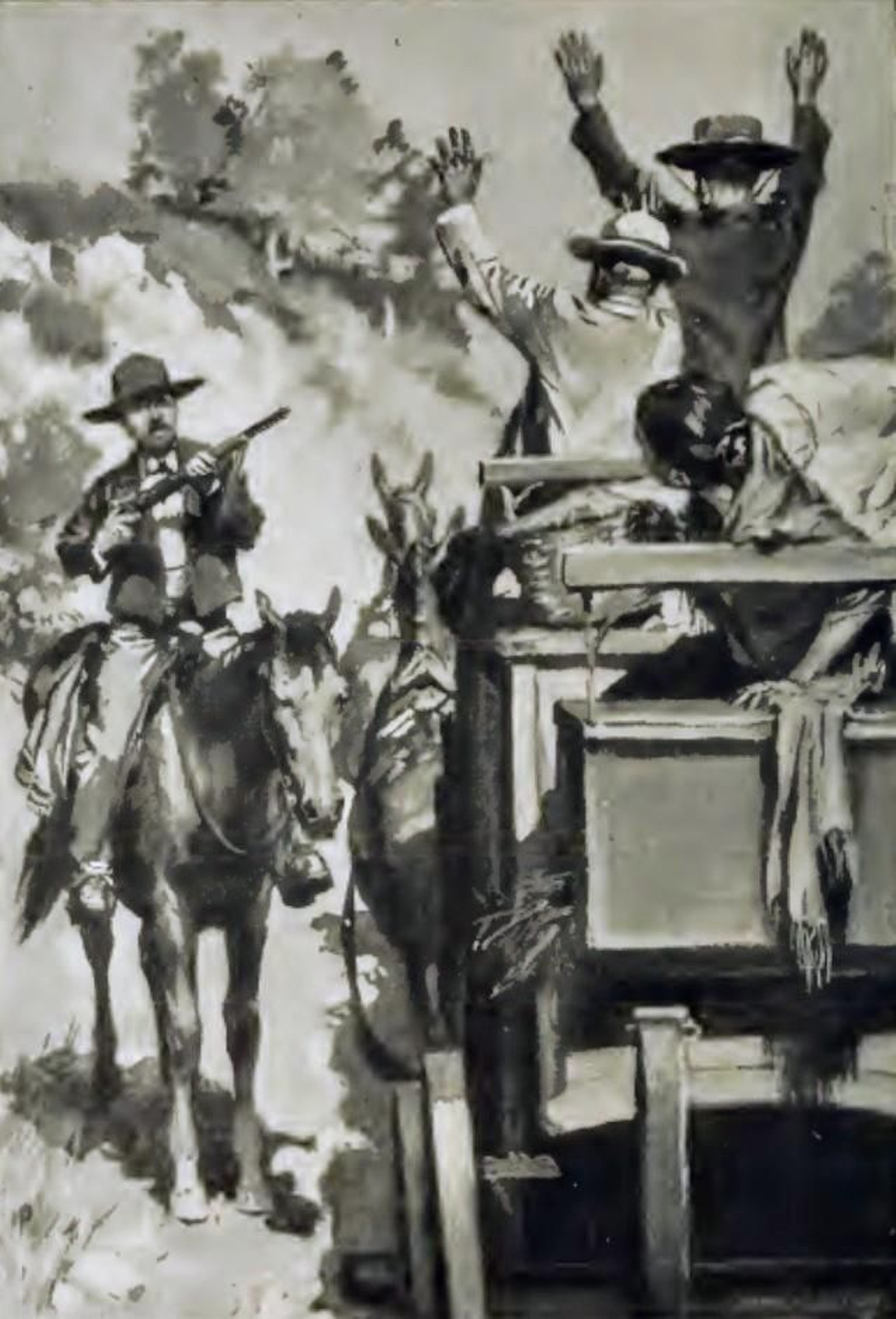 El Vivillo en el asalto a una diligencia