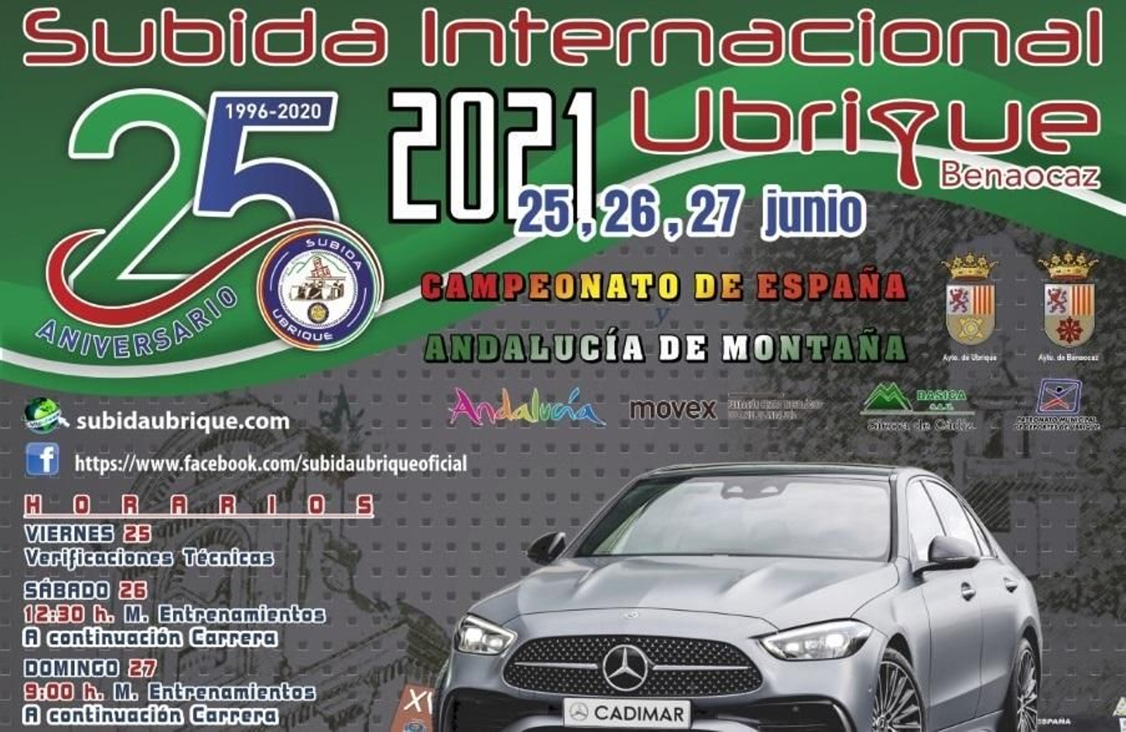 Cartel anunciador de una prueba que vuelve tras dos años de ausencia.