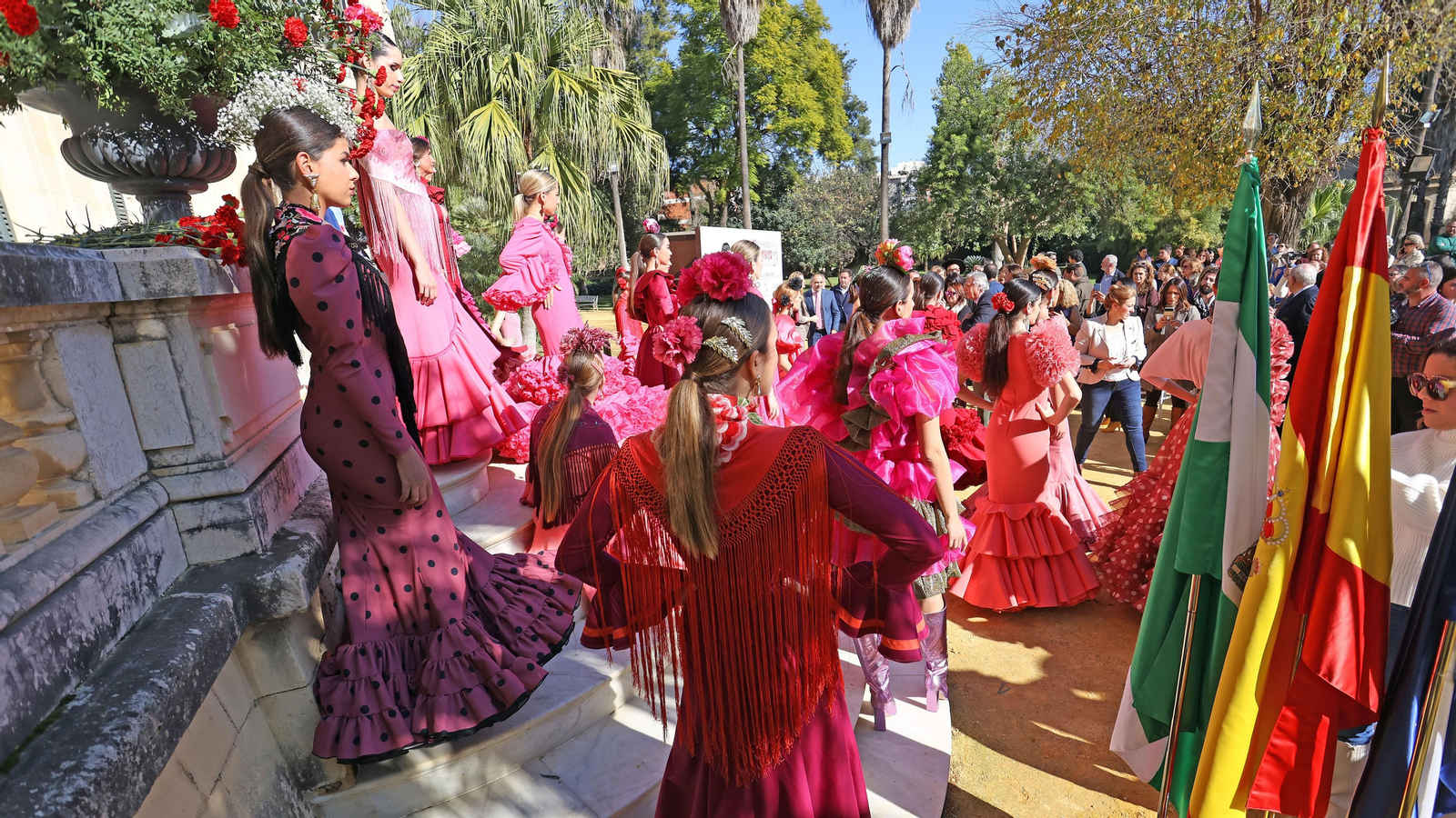 Presentación de la Pasarela Flamenca Tio Pepe 2023 en la REAAE de Jerez