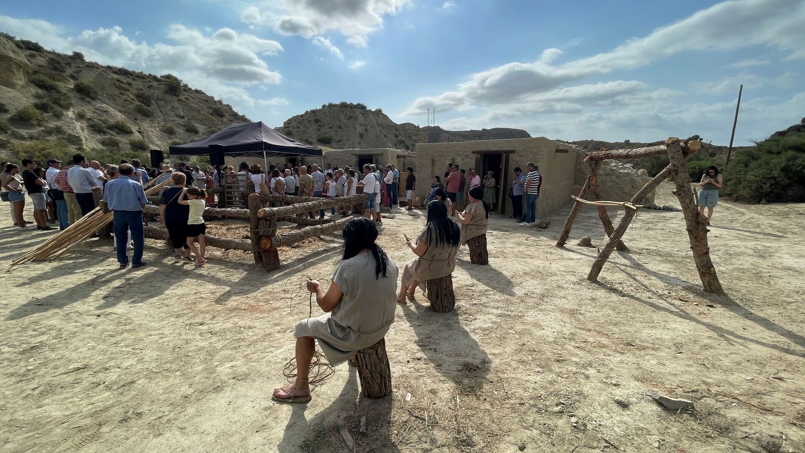 Las recreaciones se han hecho fieles a los distintos elementos de la época.