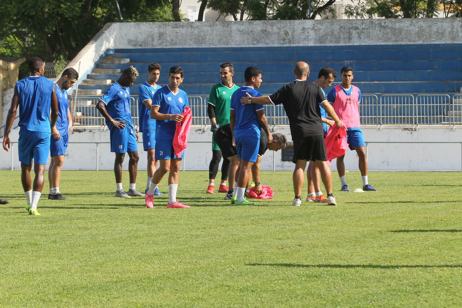 Los azulinos han realizado una sesión de recuperación.