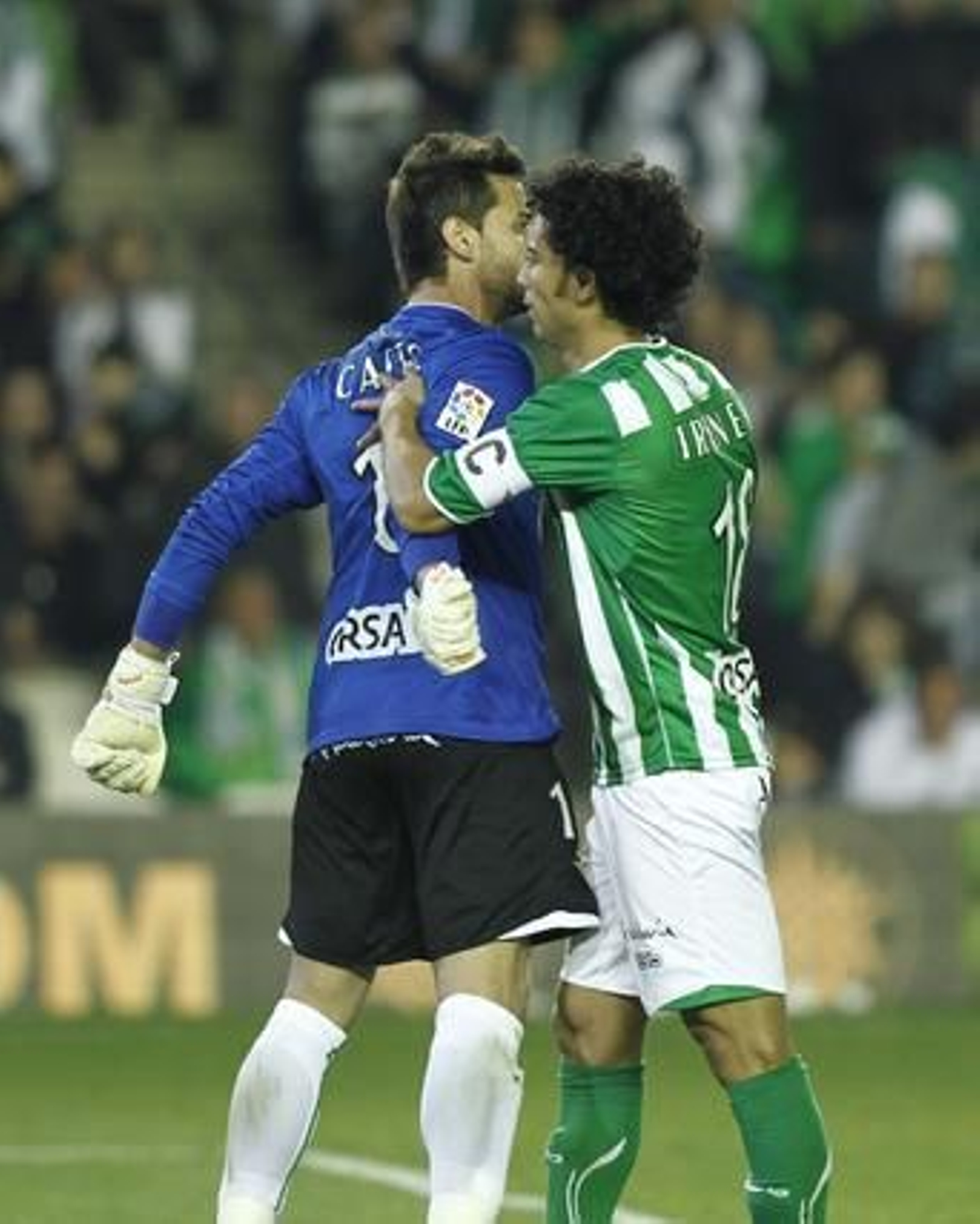 Betis y Sevilla empatan en el Benito Villamarín (1-1). / Antonio Pizarro