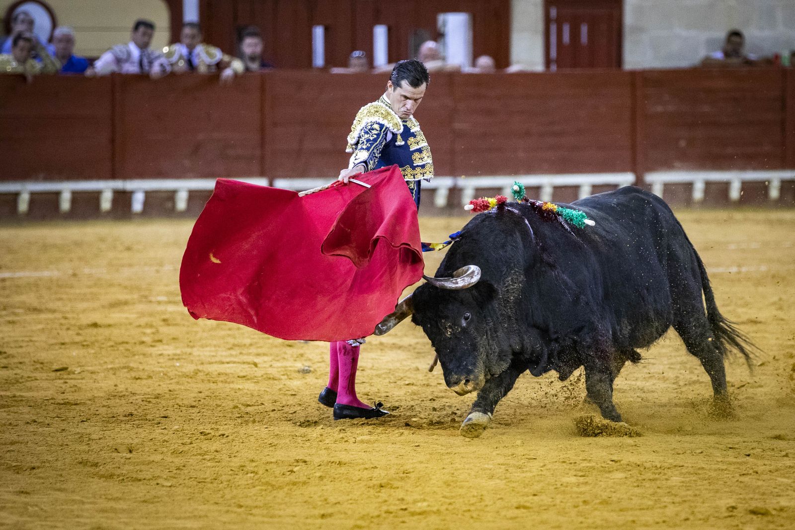 Diego Urdiales, Sebastián Castella y Daniel Luque, en la plaza de toros de El Puerto