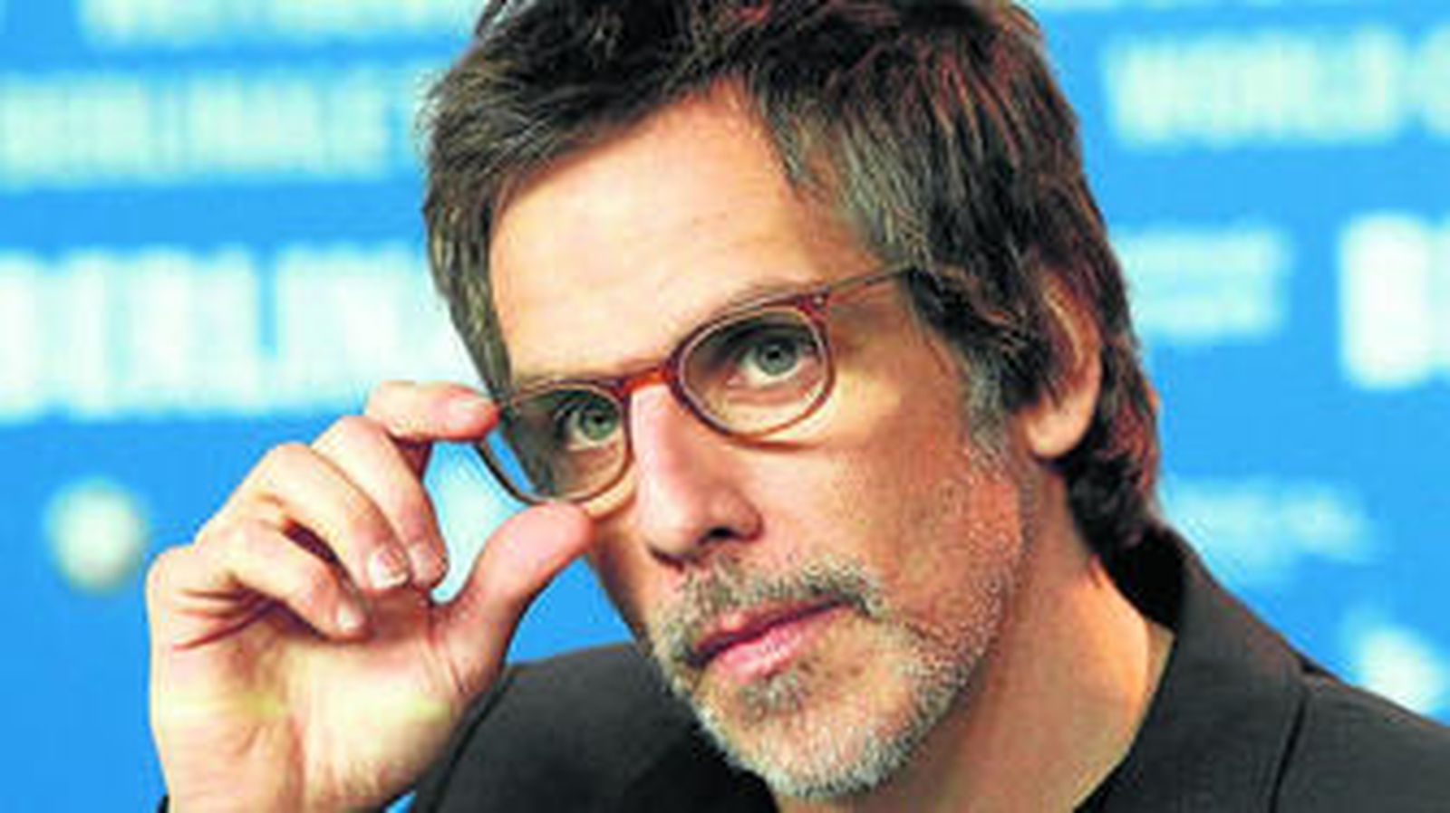 El actor estadounidense ayer en Berlín en un momento de la  presentación de su película.