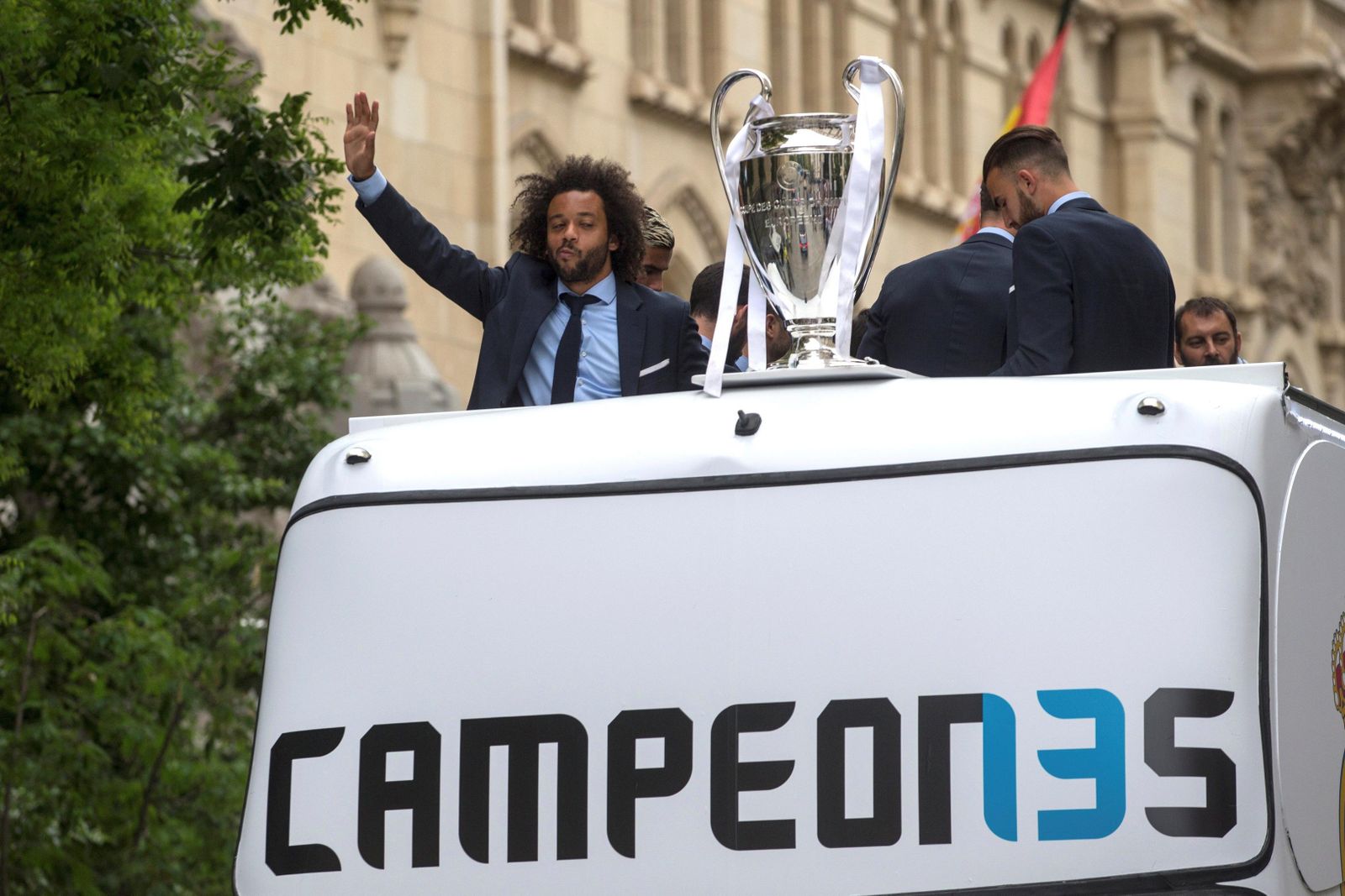 El Real Madrid celebra su decimotercera Champions