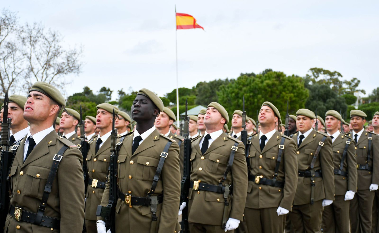 Jura de bandera en el CEFOT-2 de San Fernando: las imágenes