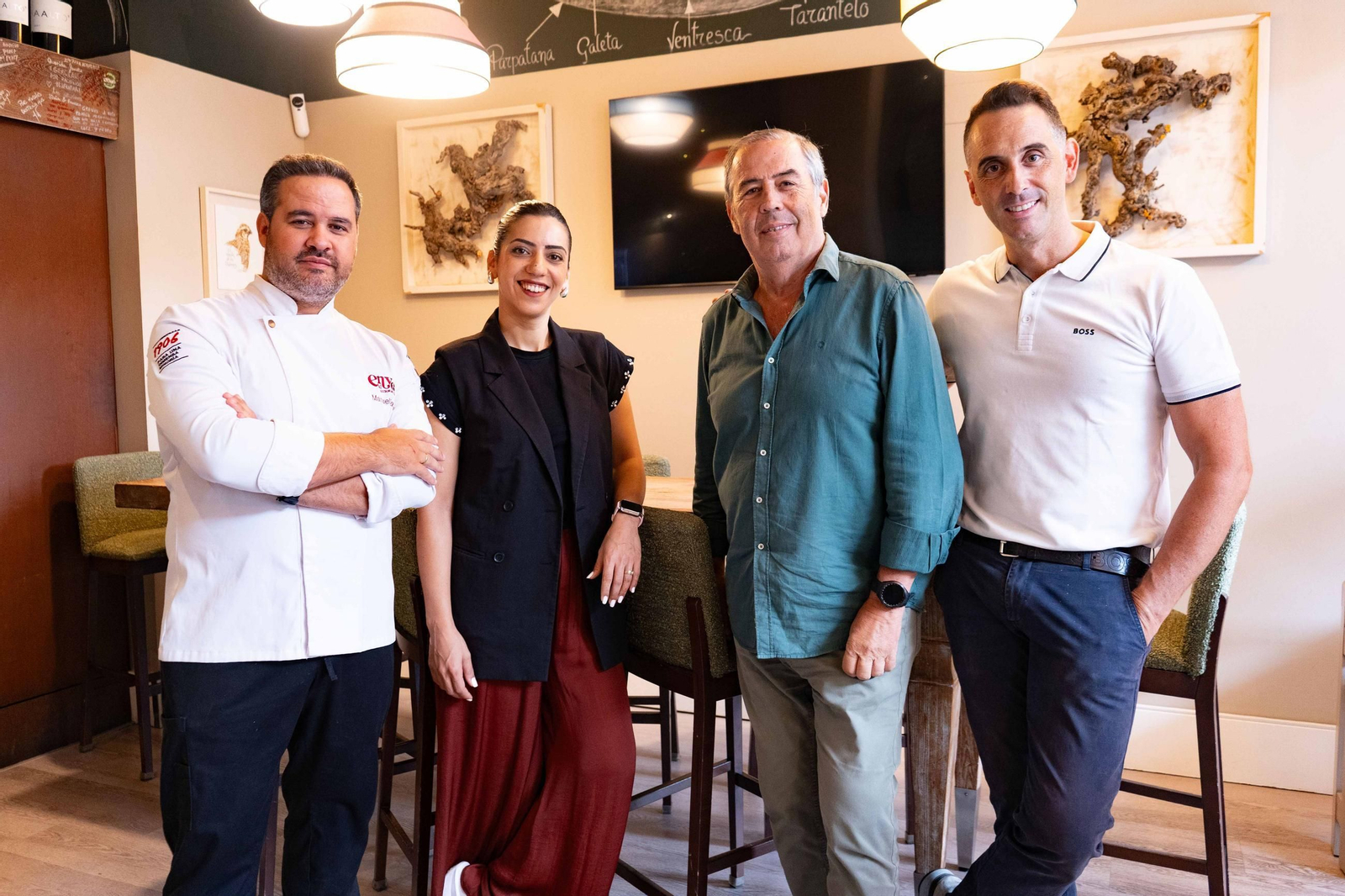 Manu Valera, Chaymae Tribak, Fernando Villena y Sergio Rodríguez en El Envero