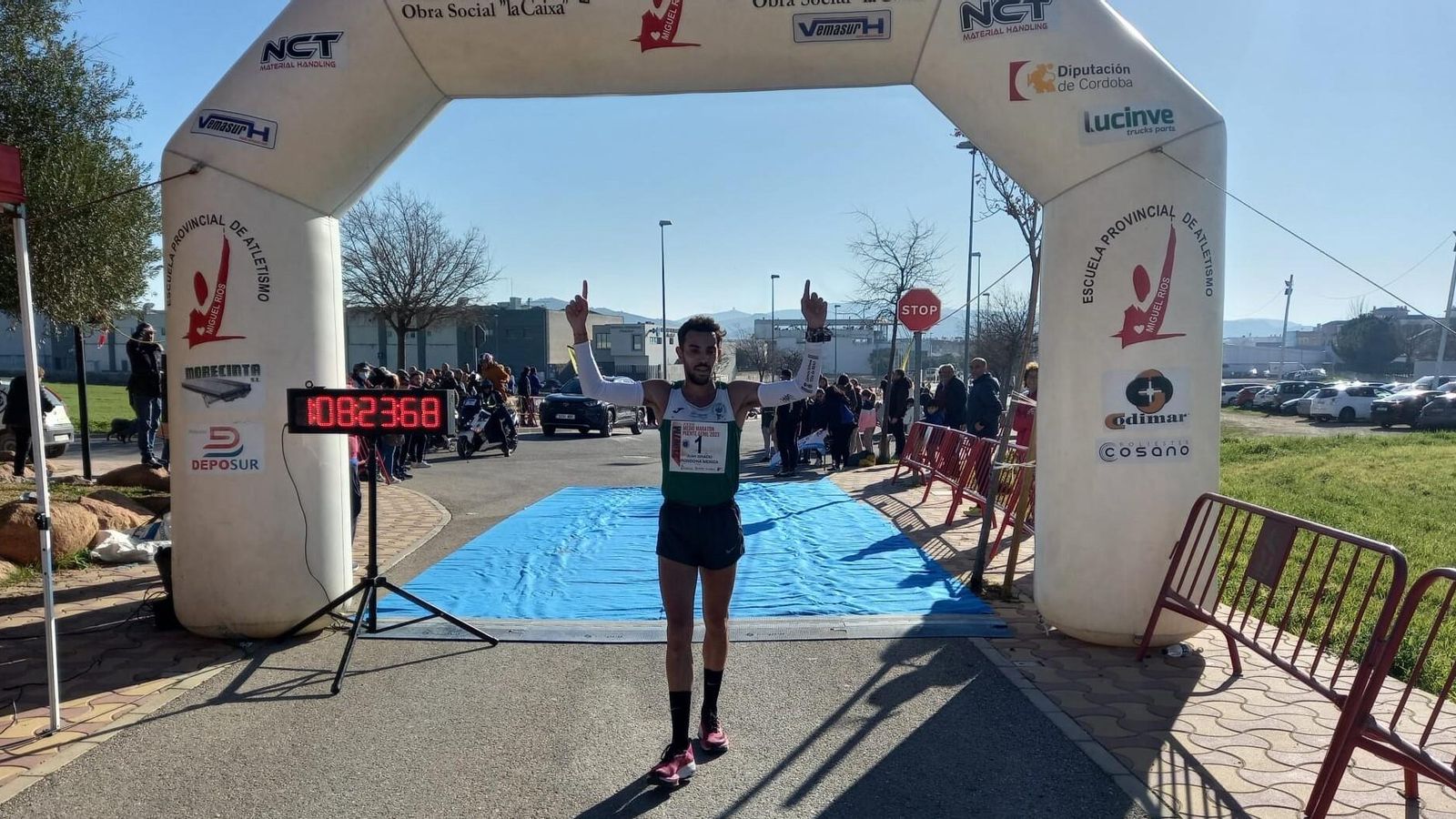 Grondona, el ganador en categoría masculina.