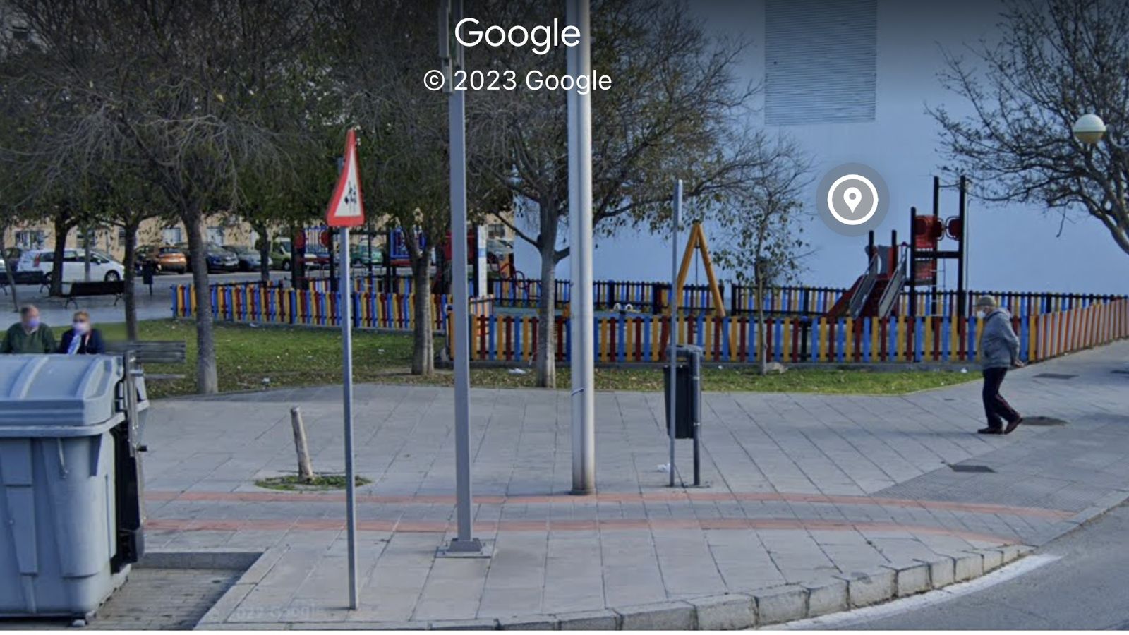 Parque infantil ubicado en el entorno del Cerro del Moro