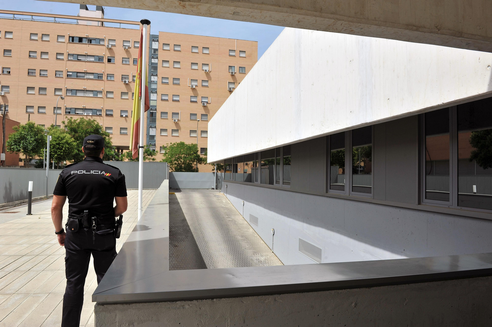 La comisaría de Sevilla Este, donde está destinado el agente.