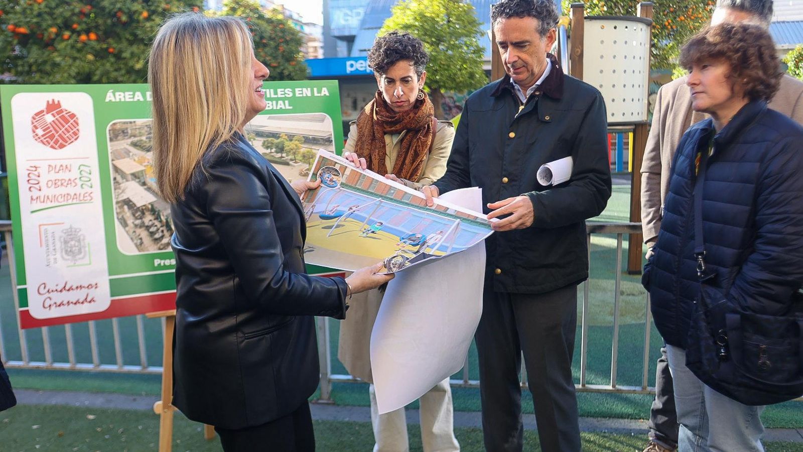 Carazo ha visitado este lunes el parque de Arabial para anunciar la medida.