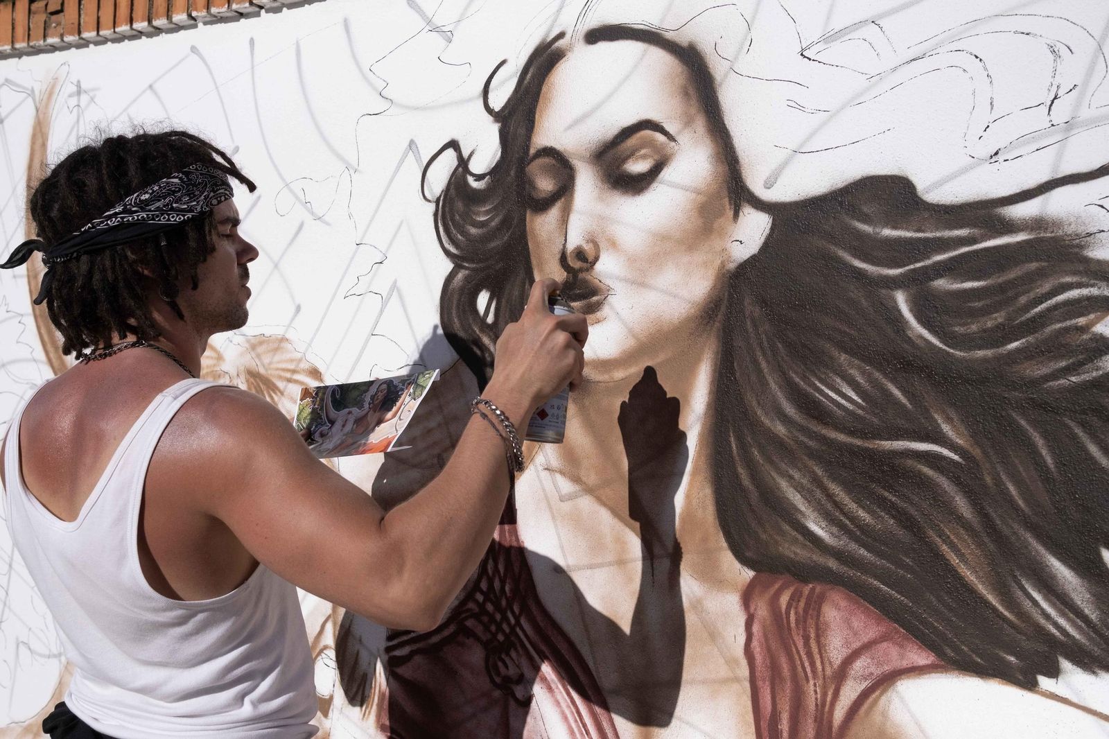 Los trabajos de los artistas ya han comenzado