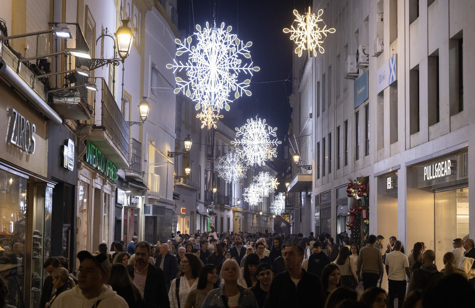 Las fotos del encendido de luces de Navidad en Sevilla