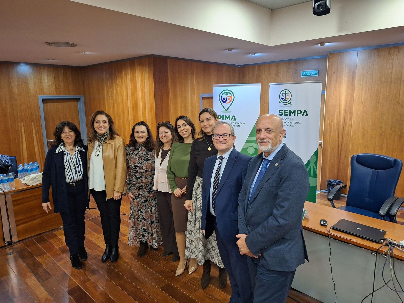 Profesionales del Servicio de Mediación Penal de la Junta.