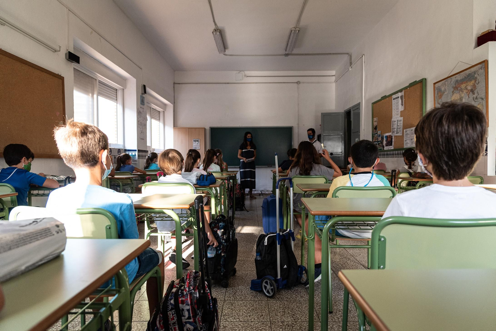 Imágenes de la vuelta al cole en Huelva