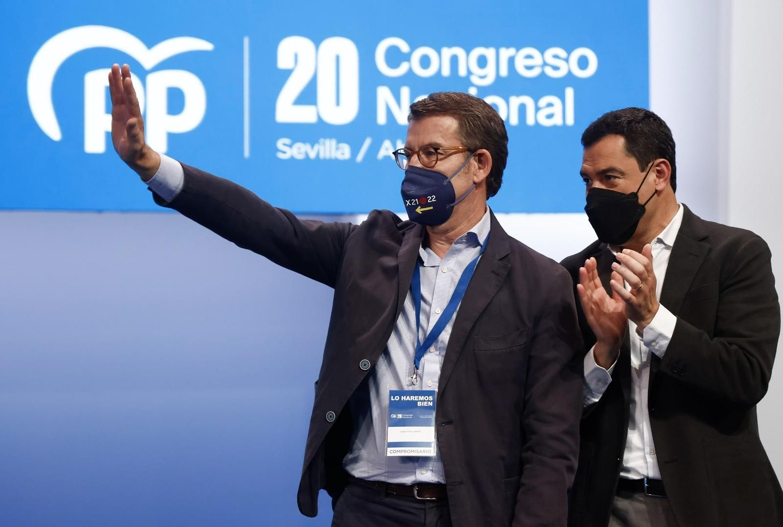 Juanma Moreno, entronizado,