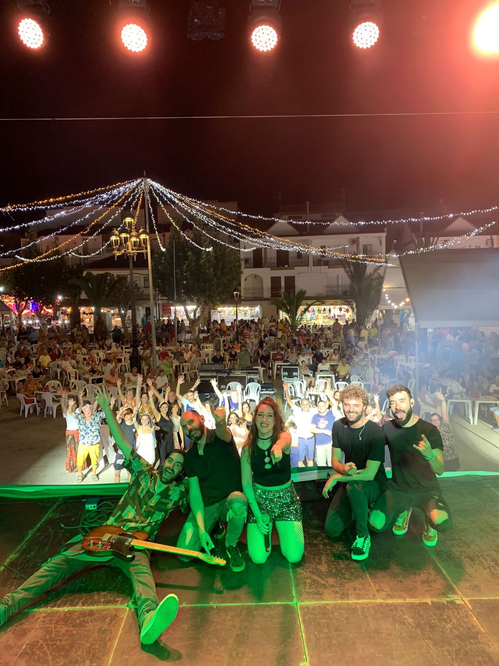 Momento de las fiestas de Arboleas del año pasado