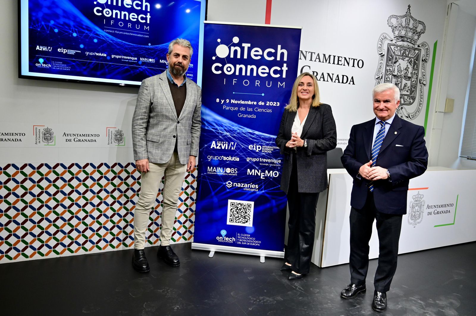 Imagen de la presentación del Conect Forum en el Ayuntamiento de Granada