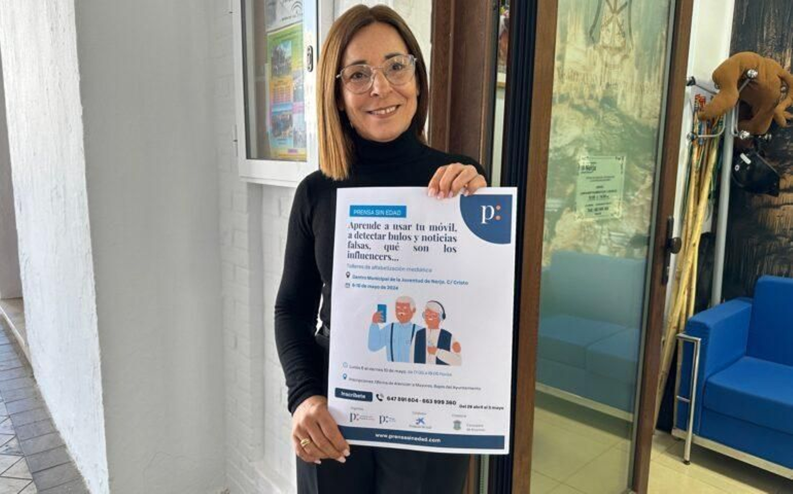 Presentación del taller 'Prensa sin Edad' en Nerja Presentación del taller 'Prensa sin Edad' en Nerja