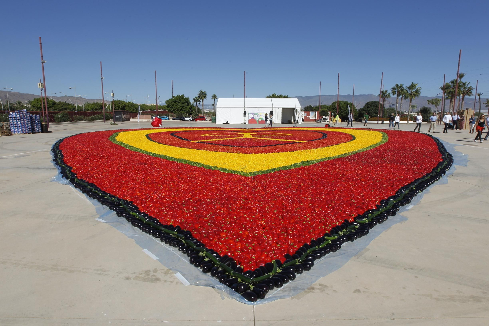 Fotogalería Récord Guinness Corazón Hortalizas Almería