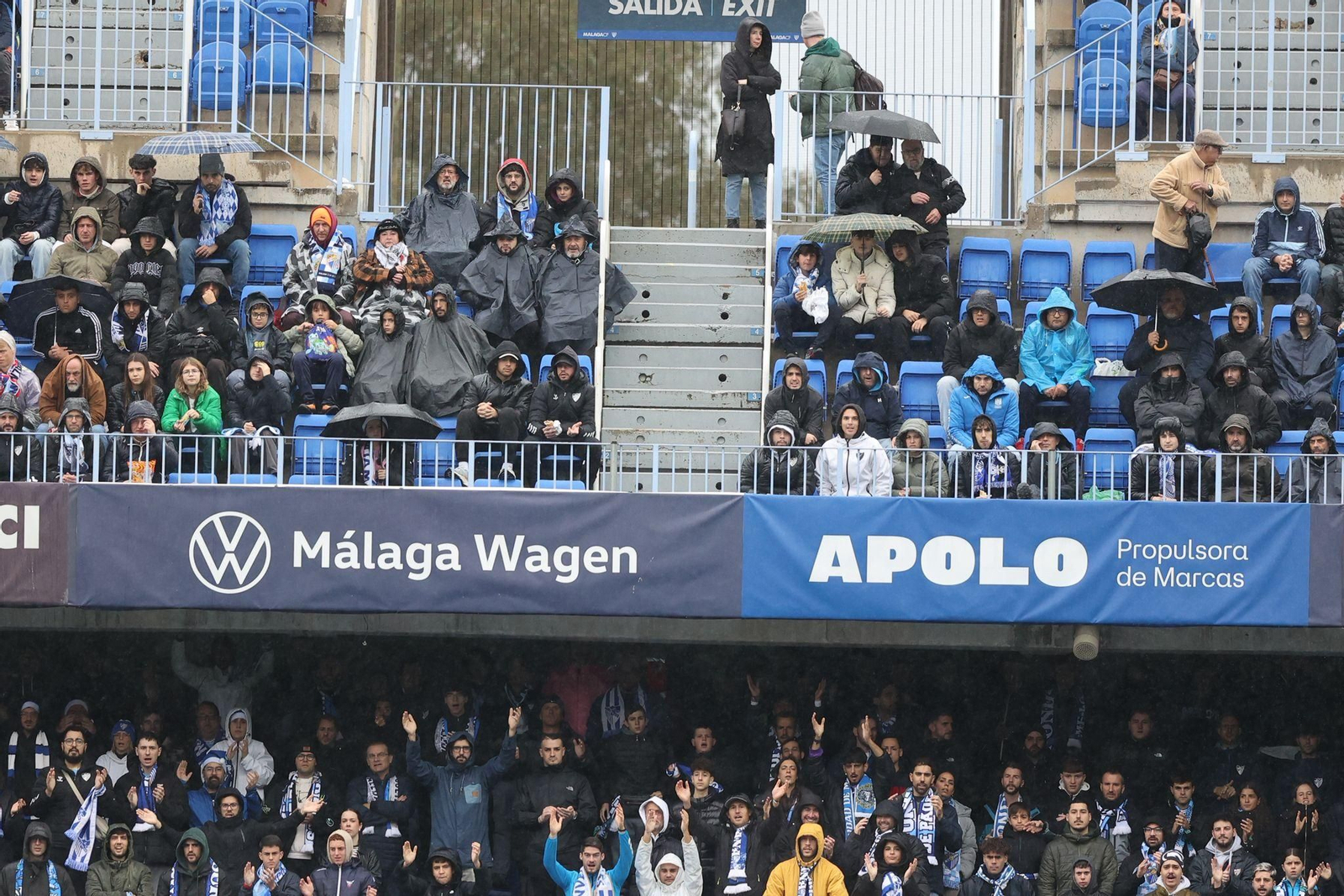 Búscate en las gradas de La Rosaleda en el Málaga CF-Almería