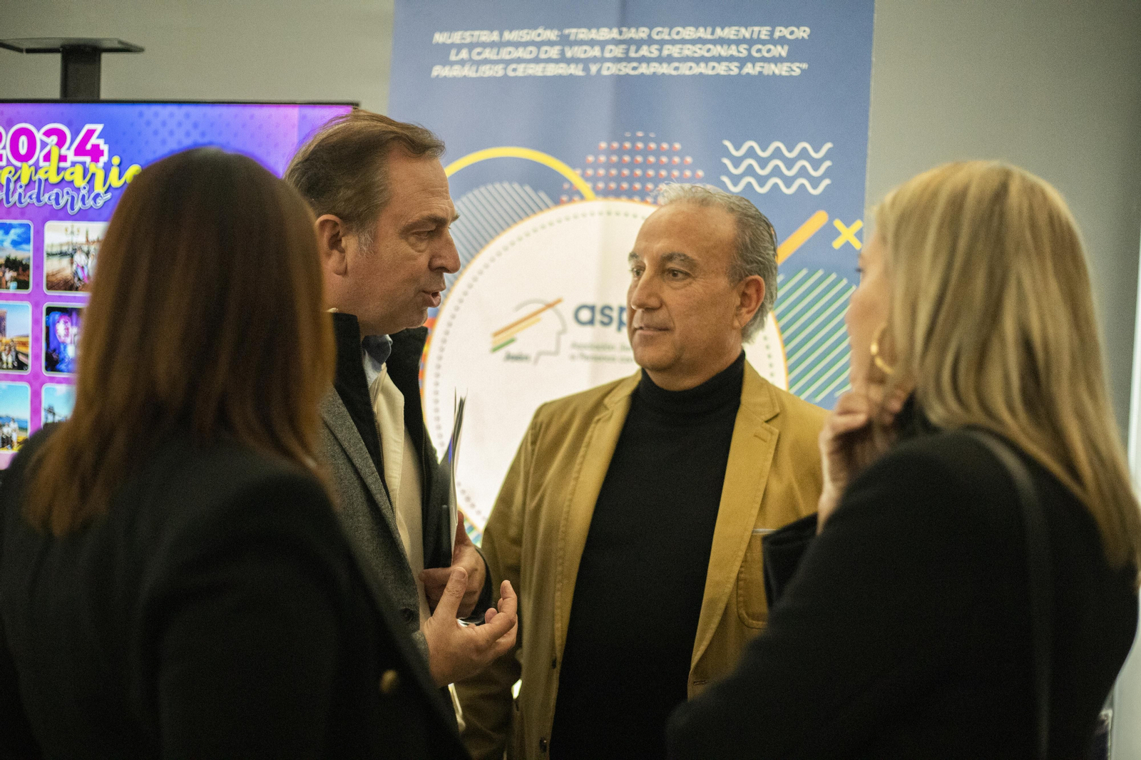 La presentación del nuevo calendario solidario de Aspace en imágenes