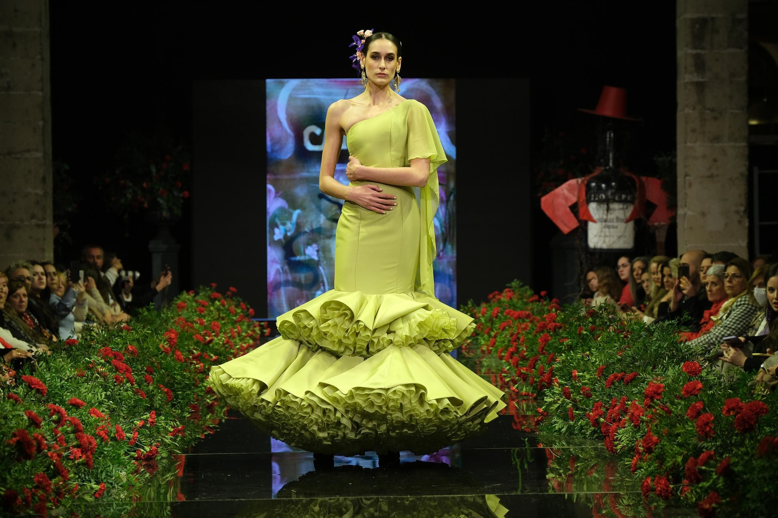 Desfile de Alejandro Andana en la Pasarela Flamenca Jerez Tío Pepe 2023