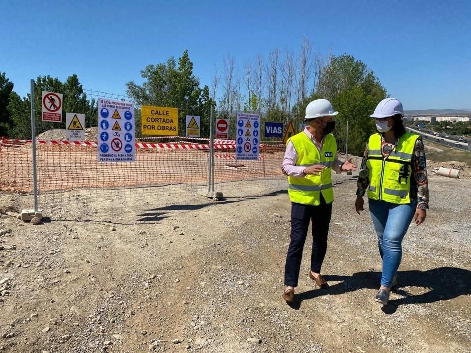 La Junta afirma que las obras de depuración de aguas residuales en la Vega sur de Granada avanzan "a buen ritmo"