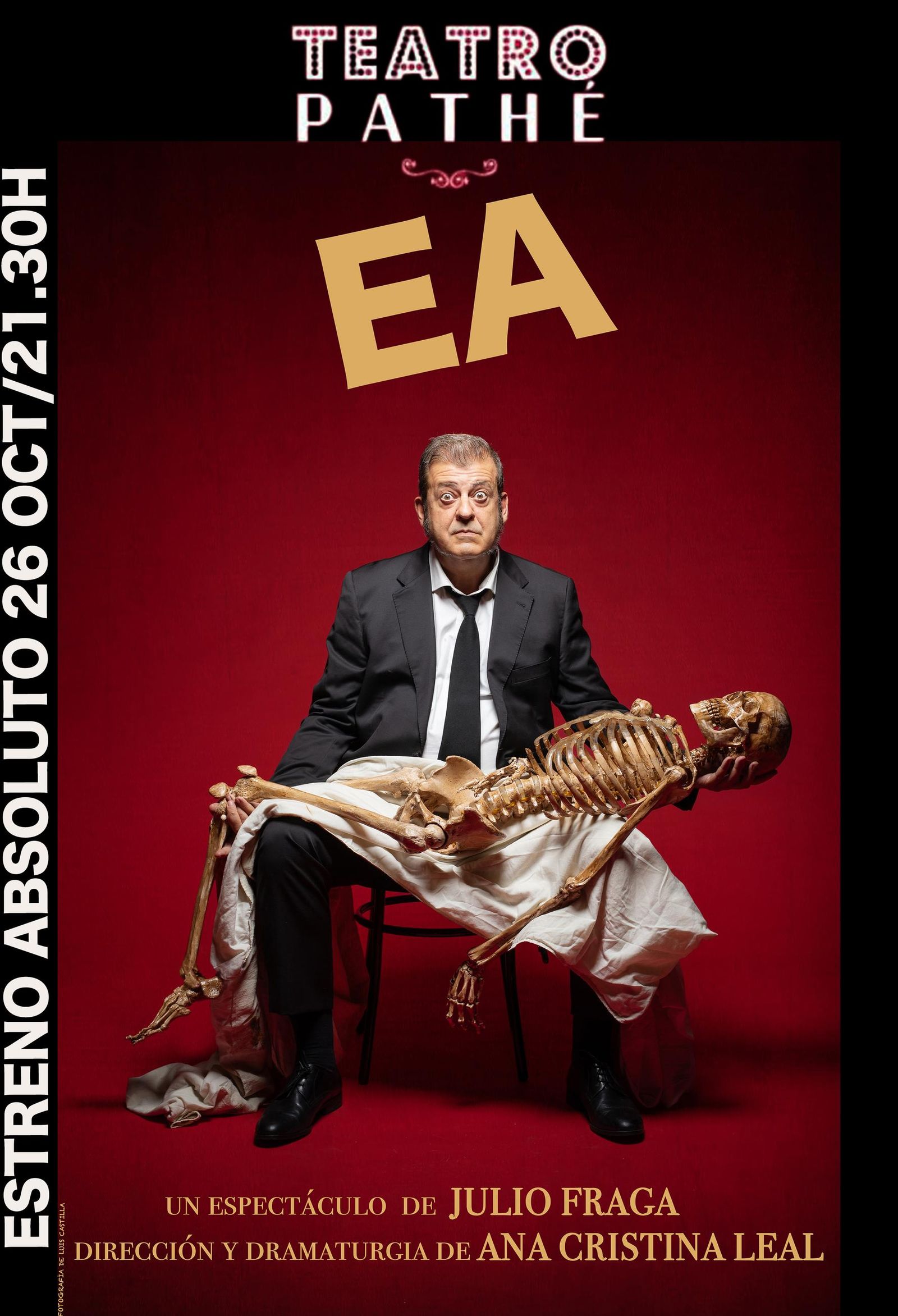 Cartel anunciador de la obra 'EA'.