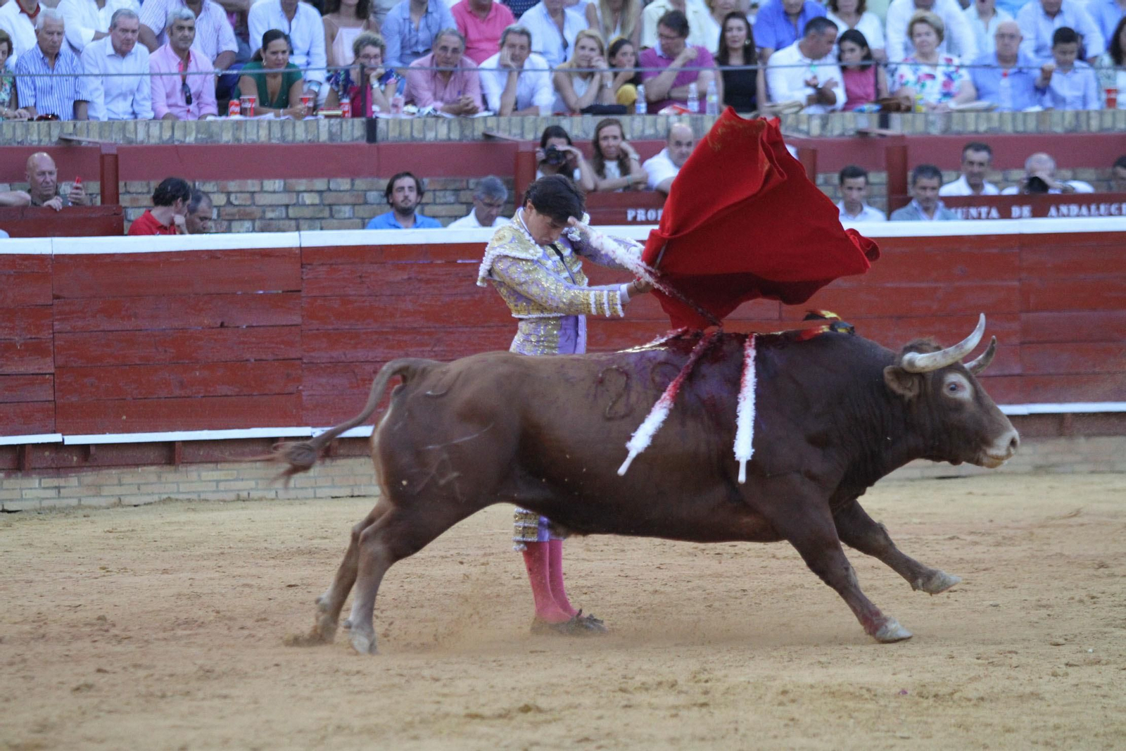 Imágenes de lidia de Roca Rey