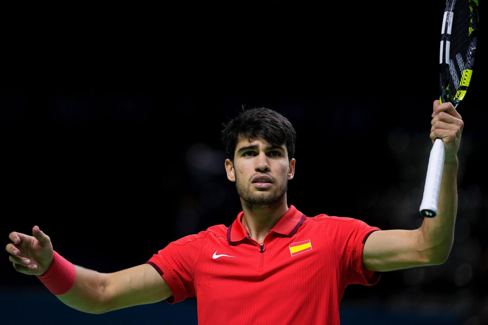 Las fotos de la derrota de España en el dobles ante Países Bajos