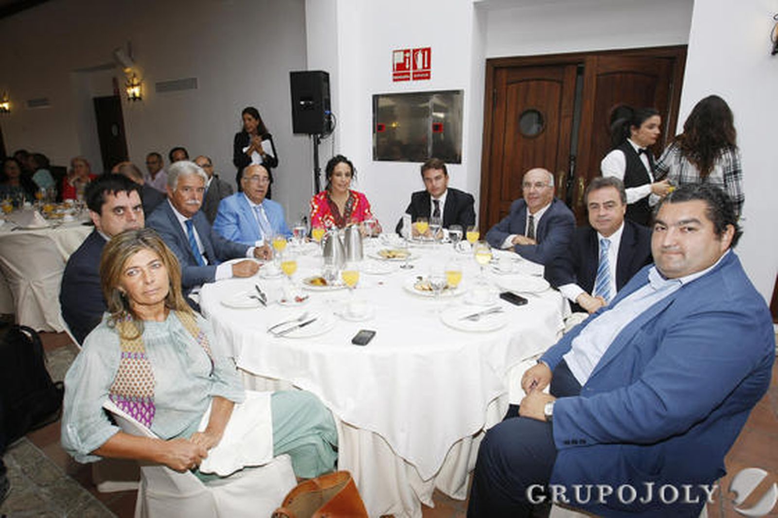 Isabel Paredes, Cristóbal Sánchez, Aurelio Sánchez, Faustino Rodríguez, Laura Murphy, Daniel Otero, Benito Pizarro, Antonio Real y Antonio Montero.

Foto: Aranda / Pascual