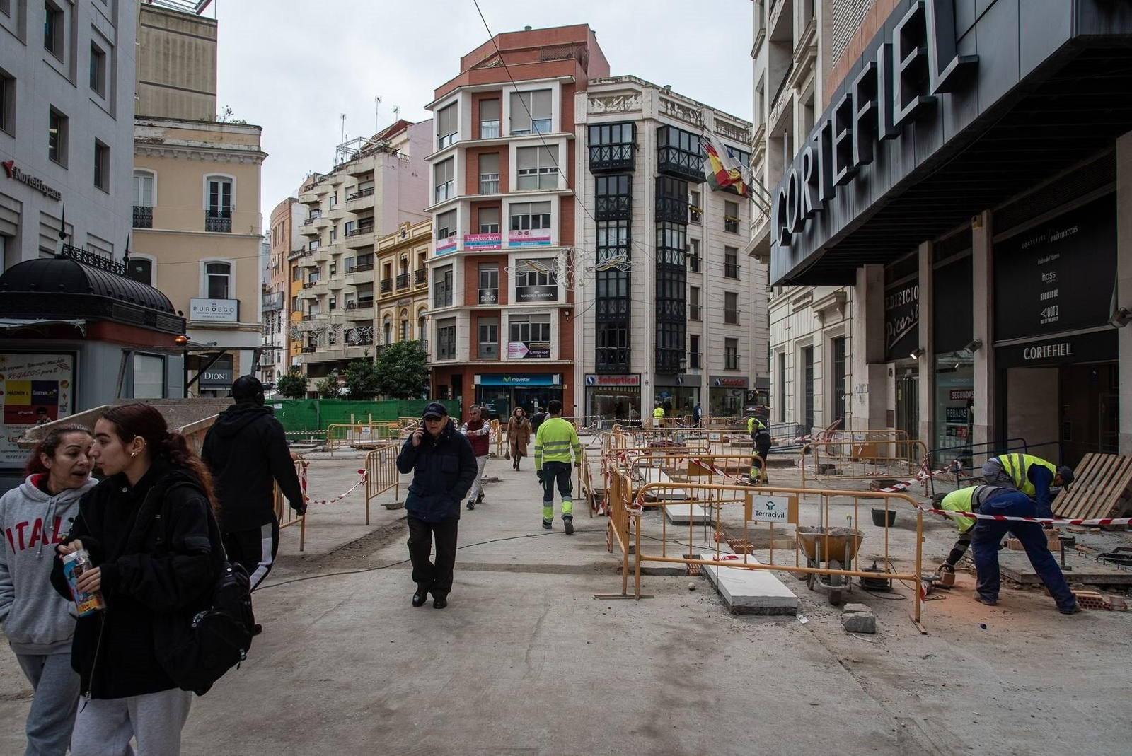 La Placeta y la calle Méndez Núñez
