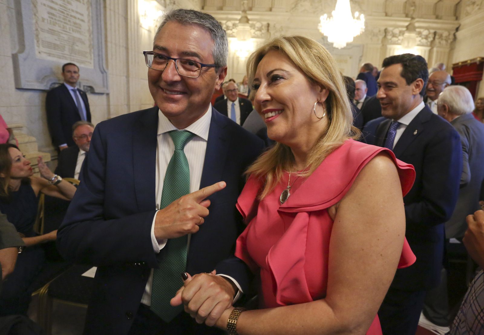 Homenaje a Celia Villalobos en el Ayuntamiento de Málaga (fotos)