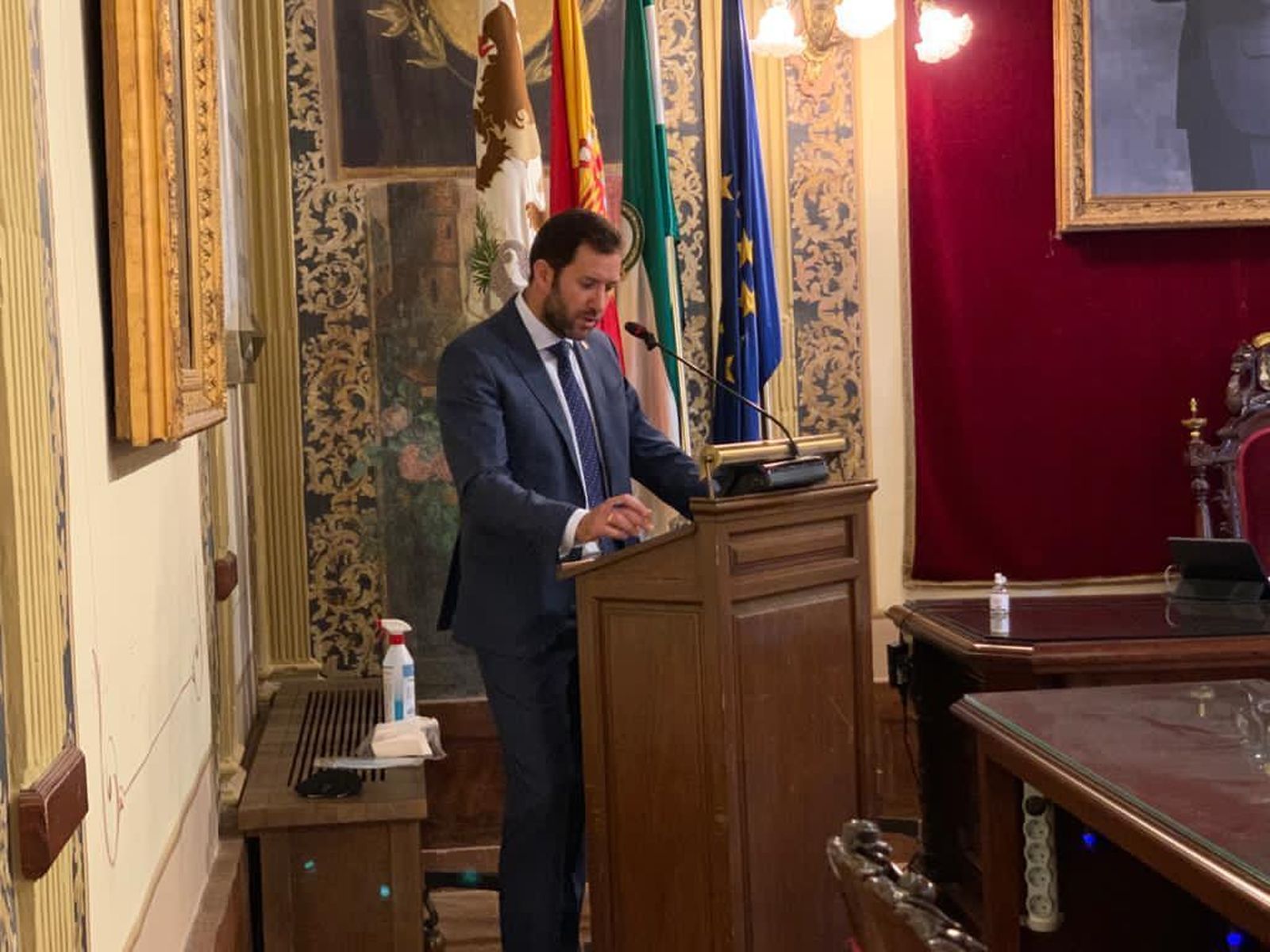 Antonio García, delegado municipal de Hacienda de Antequera.