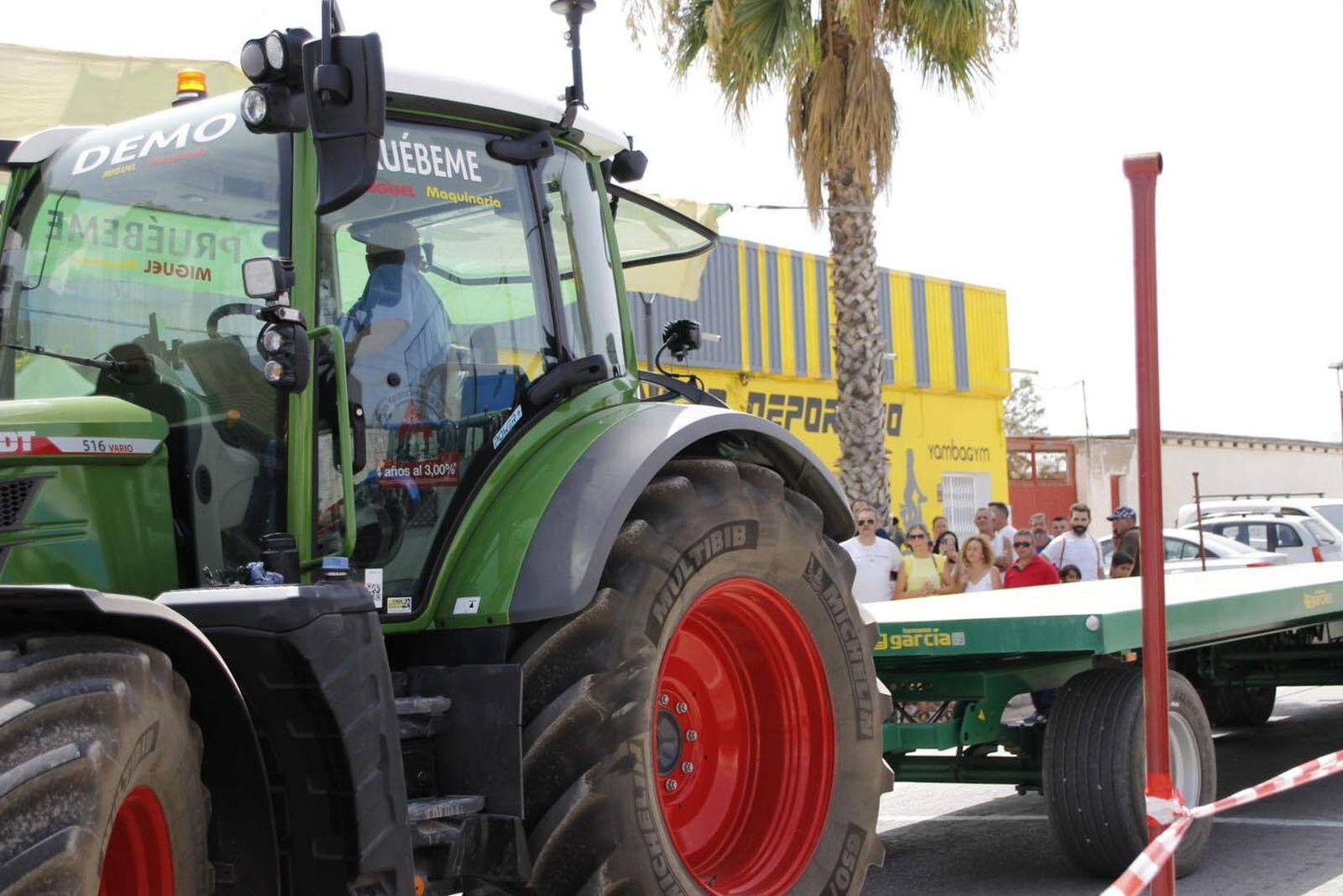 El concurso de manejo de tractor con remolque de Hinojosa del Duque, en imágenes