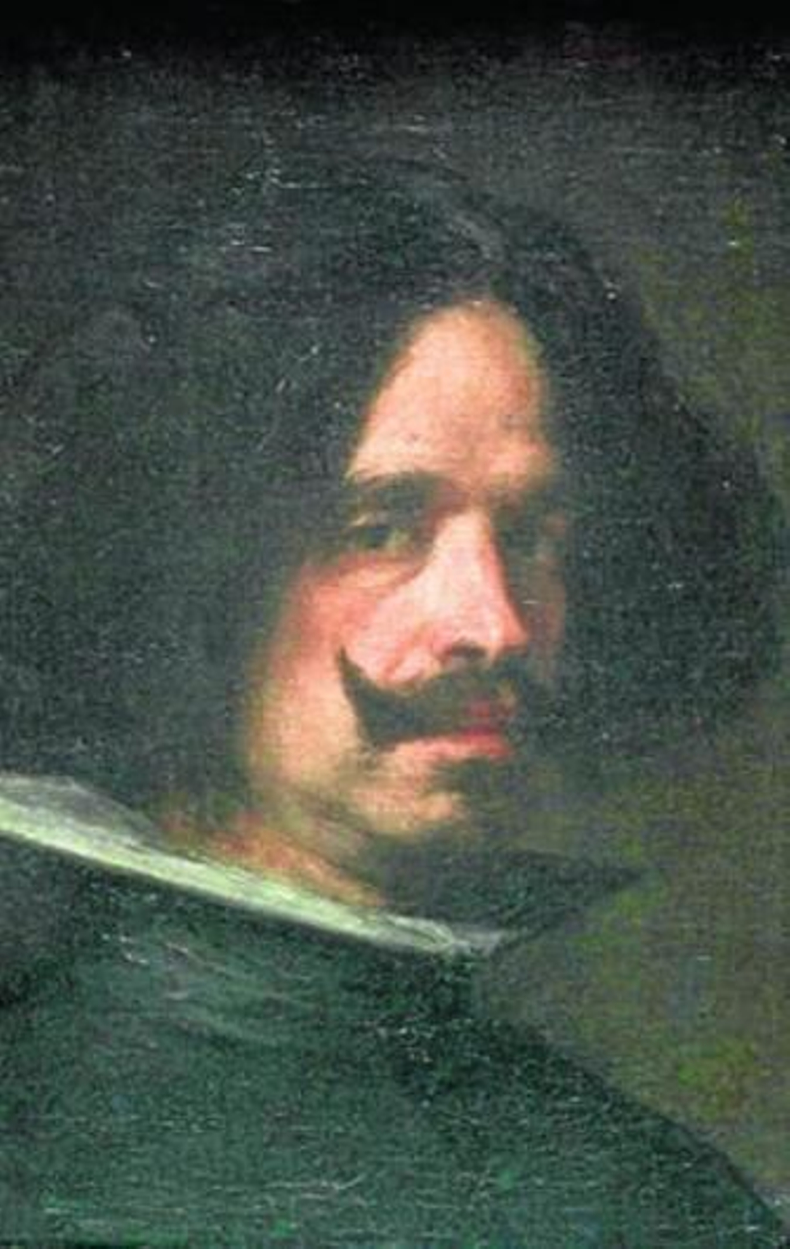 Autorretrato de Velázquez, pintado hacia 1640, del Bellas Artes de Valencia.
