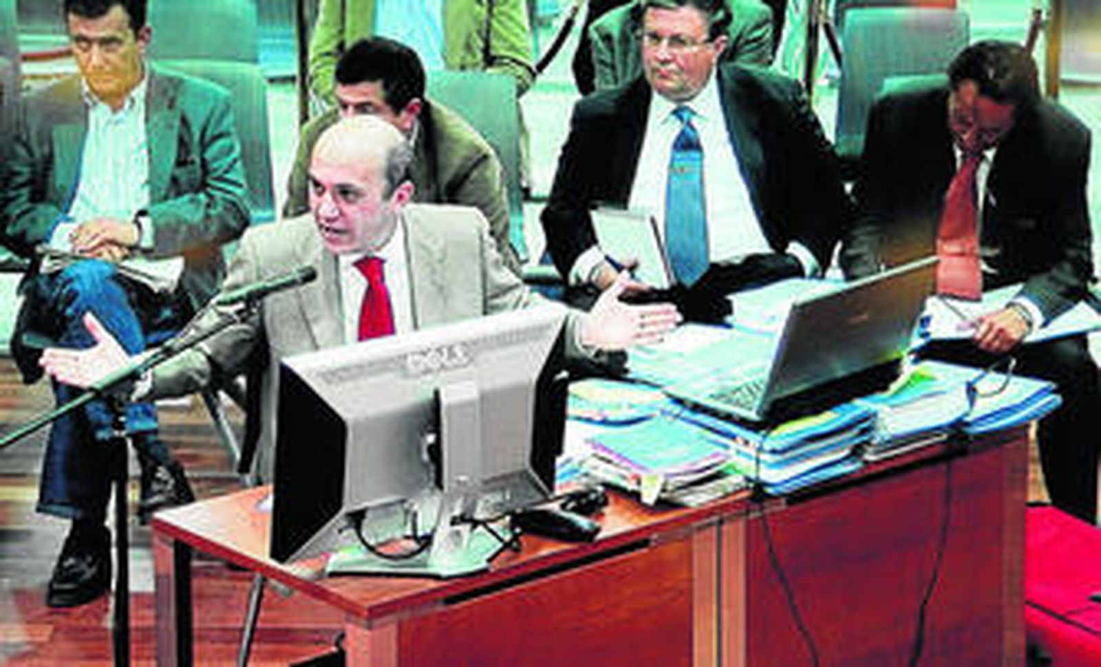 Del Nido durante el juicio del caso Minutas.