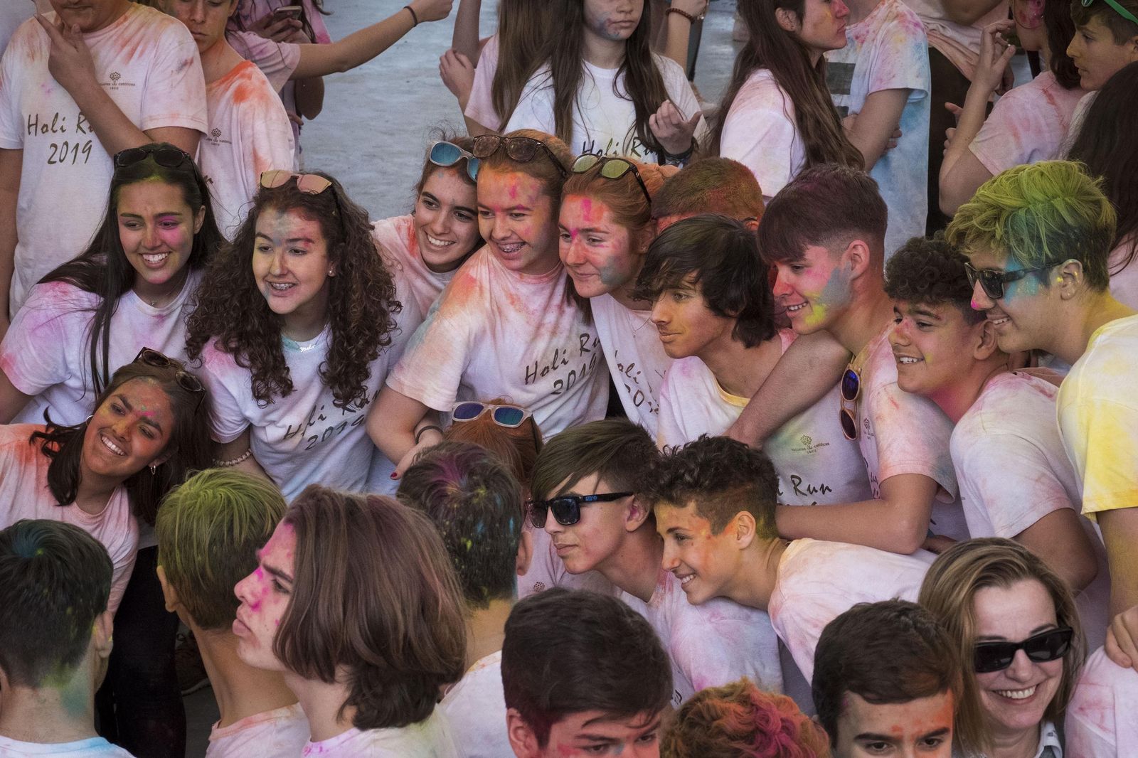 La Holi Run en imágenes
