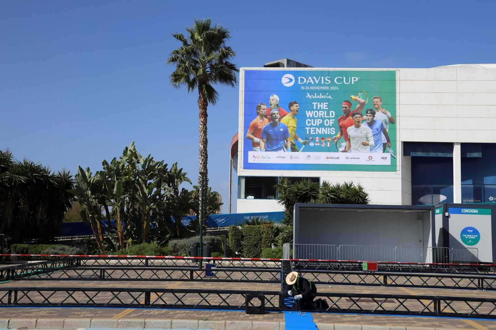 Así se transforma el Carpena para la Copa Billie Jean King y la Copa Davis
