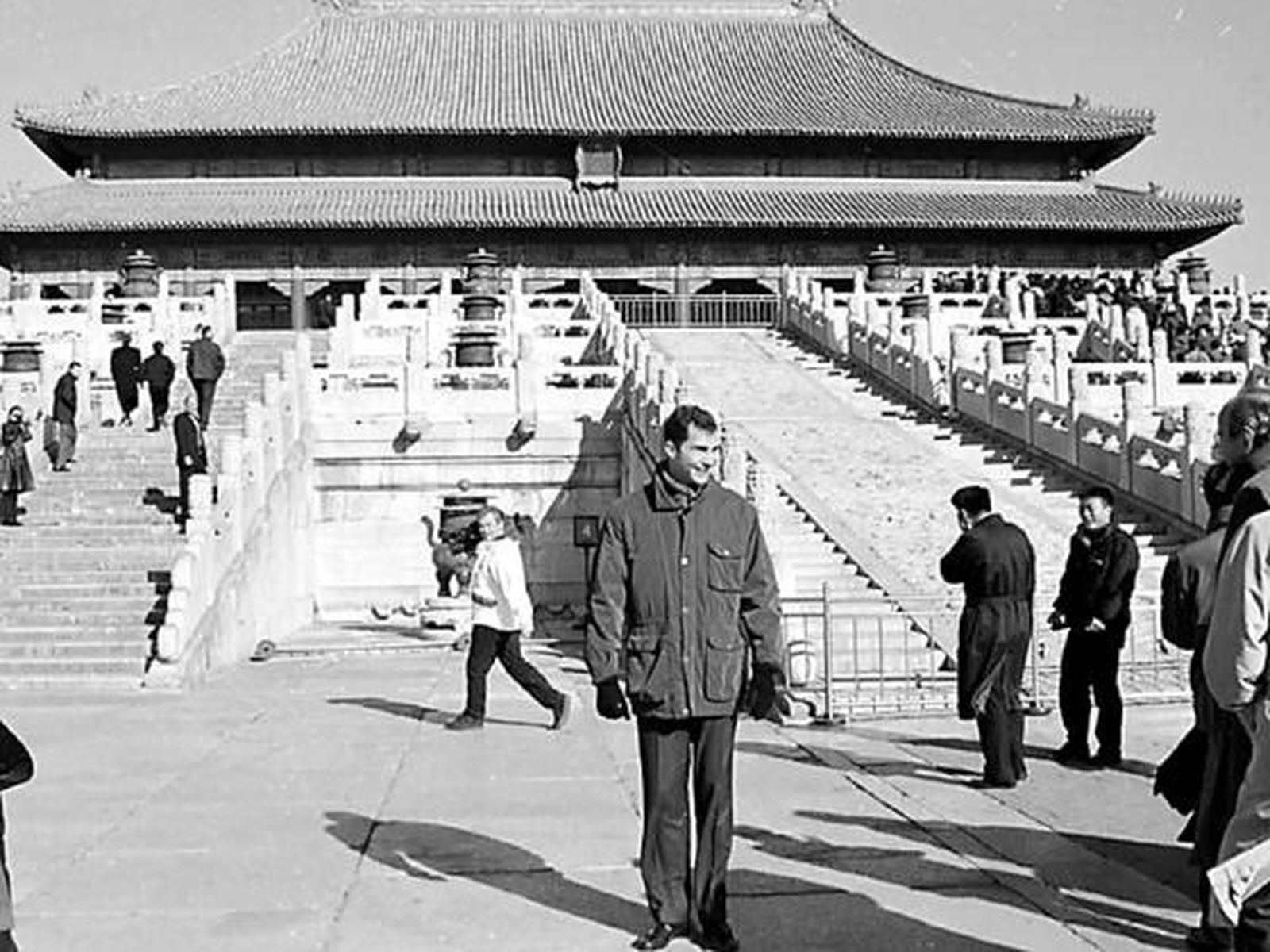 Visita a la Ciudad Prohibida en Pekín en 2001. / Archivo