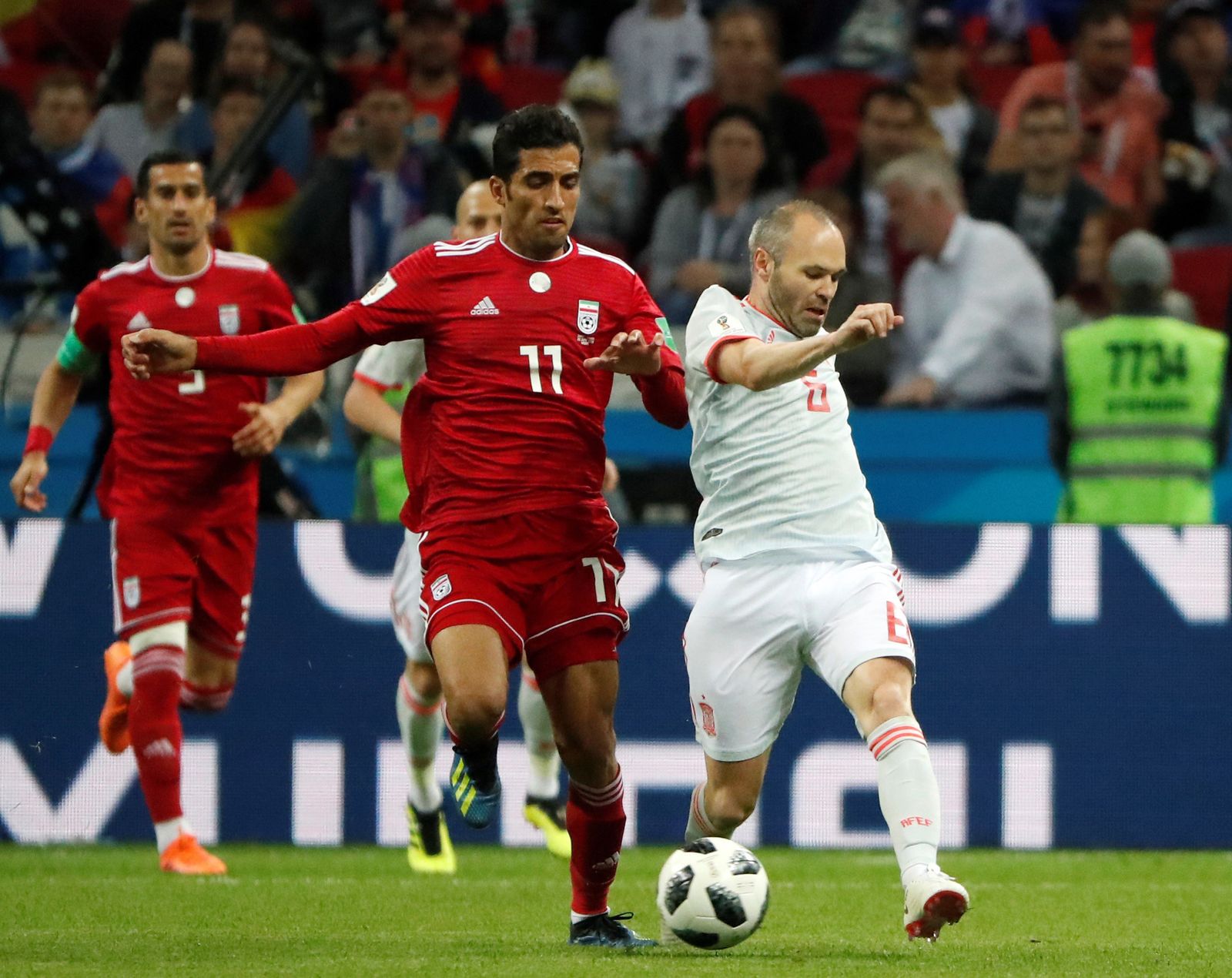 Las imágenes del Irán-España